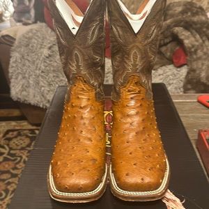 Brand New!! Dan Post ostrich boots. Worn one time. Mint condition.